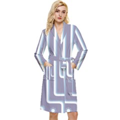 Pattern-non-seamless-background Robe by Sudhe