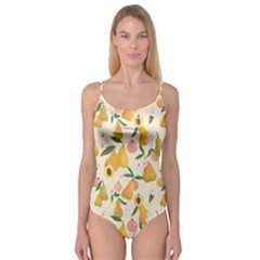 Yellow Juicy Pears And Apricots Camisole Leotard  by SychEva