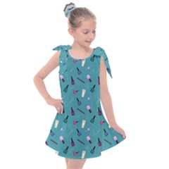 Manicure Supplies  Nail Polish Kids  Tie Up Tunic Dress by SychEva