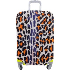 Fur-leopard 5 Luggage Cover (large) by skindeep