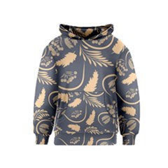 Folk Flowers Pattern  Kids  Pullover Hoodie by Eskimos