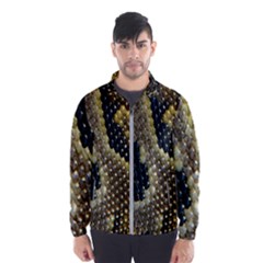 Leatherette Snake 2 Men s Windbreaker by skindeep