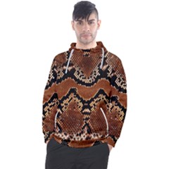 Leatherette Snake 3 Men s Pullover Hoodie by skindeep