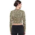 Leatherette Snake 4 Long Sleeve Zip Up Bomber Jacket View2