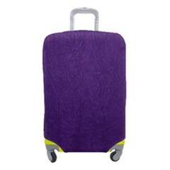 Leather Smooth 18-purple Luggage Cover (small) by skindeep