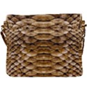 Reptile Skin Pattern 11 Buckle Messenger Bag View3