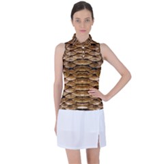 Reptile Skin Pattern 11 Women s Sleeveless Polo Tee by skindeep