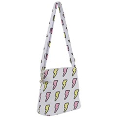 Pattern Cute Flash Design Zipper Messenger Bag by brightlightarts