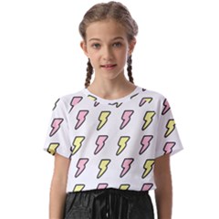 Pattern Cute Flash Design Kids  Basic Tee by brightlightarts