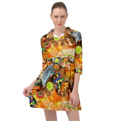 Through Space And Time 5 Mini Skater Shirt Dress by impacteesstreetwearcollage