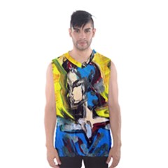 Blue Bird-1-4 Men s Basketball Tank Top by bestdesignintheworld