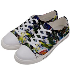 Snow In A City-1-1 Men s Low Top Canvas Sneakers by bestdesignintheworld