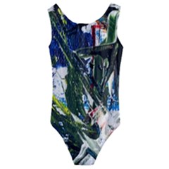 Snow In A City-1-1 Kids  Cut-out Back One Piece Swimsuit by bestdesignintheworld