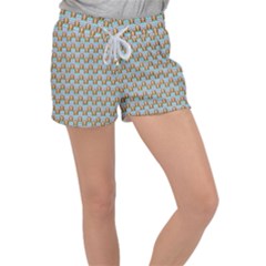 Girl Blue Velour Lounge Shorts by snowwhitegirl