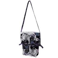 Twin Migraines Folding Shoulder Bag by MRNStudios