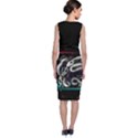 Snakeart Classic Sleeveless Midi Dress View2