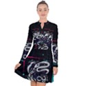 Snakeart Long Sleeve Panel Dress View1