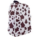 Brown cow spots pattern, animal fur print Classic Backpack View2