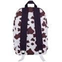 Brown cow spots pattern, animal fur print Classic Backpack View3