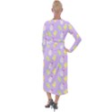 My Adventure Pastel Velvet Maxi Wrap Dress View2