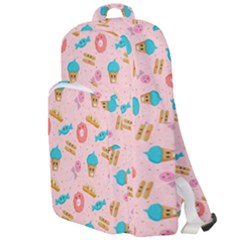 Funny Sweets With Teeth Double Compartment Backpack by SychEva