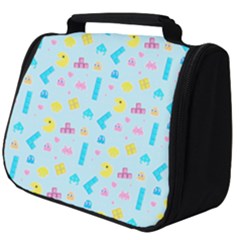 Arcade Dreams Blue  Full Print Travel Pouch (big) by thePastelAbomination