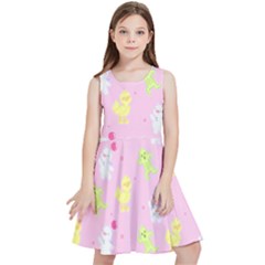 Pastel Adventure Kids  Skater Dress by thePastelAbomination