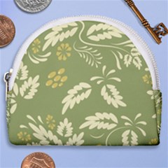 Folk Flowers Pattern Floral Surface Design Seamless Pattern Horseshoe Style Canvas Pouch by Eskimos