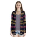 Candle Lights In Warm Cozy Festive Style Drape Collar Cardigan View1