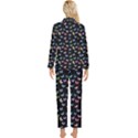 Bright And Beautiful Butterflies Womens  Long Sleeve Pocket Pajamas Set View2