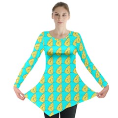 Sulphur Butterfly Pattern Long Sleeve Tunic  by SeaworthyClothing