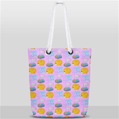 Cartoon Pattern Full Print Rope Handle Tote (small) by Sparkle