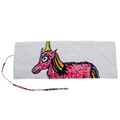 Unicorn Sketchy Style Drawing Roll Up Canvas Pencil Holder (s) by dflcprintsclothing