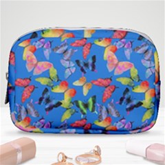 Bright Butterflies Circle In The Air Make Up Pouch (small) by SychEva