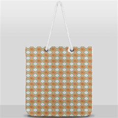 Geometry Full Print Rope Handle Tote (large) by Sparkle