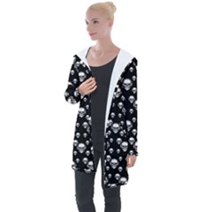 Skullmusician Longline Hooded Cardigan by Sparkle