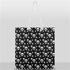 Skullmusician Full Print Rope Handle Tote (large) by Sparkle