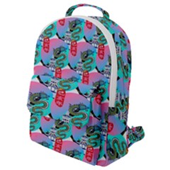 Retro Snake Flap Pocket Backpack (small) by Sparkle