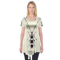 Img016 Short Sleeve Tunic  by Limerence