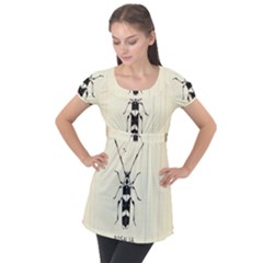 Img016 Puff Sleeve Tunic Top by Limerence