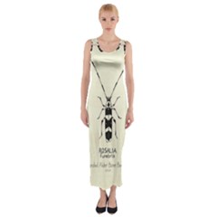 Banded Alder Borer  Fitted Maxi Dress by Limerence