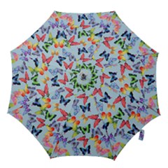 Watercolor Butterflies Hook Handle Umbrellas (medium) by SychEva