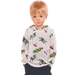 Rowan Branches And Spruce Branches Kids  Overhead Hoodie by SychEva