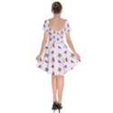 Bullfinches Sit On Branches Short Sleeve Bardot Dress View2