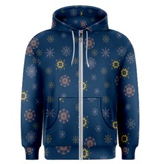 Magic Snowflakes Men s Zipper Hoodie by SychEva