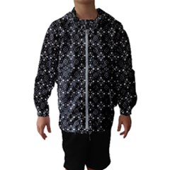 Black Lace Kids  Hooded Windbreaker by SychEva