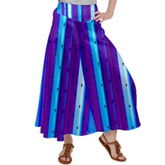 Warped Stripy Dots Satin Palazzo Pants by essentialimage365