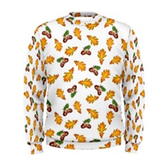 Oak Leaves And Acorns Men s Sweatshirt by SychEva