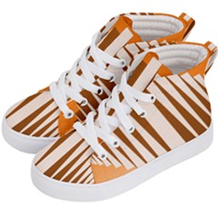 Lines Kids  Hi-top Skate Sneakers by Sparkle