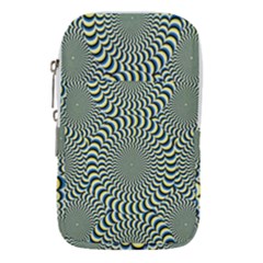 Illusion Waves Pattern Waist Pouch (small) by Sparkle